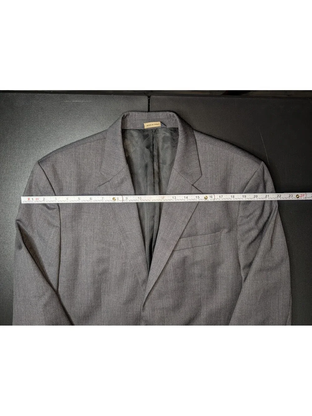 Banana Republic Jacket Blazer Mens 44R Wool Gray